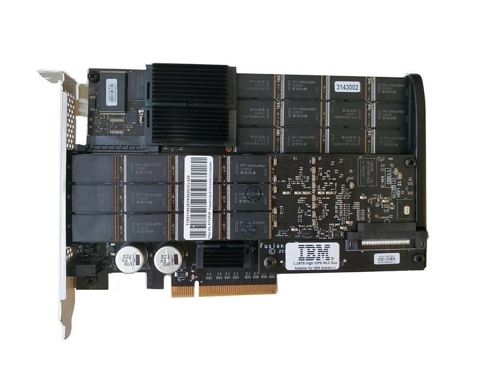 81Y4527 IBM 1.28TB MLC PCI Express 2.0 x8 High IOPS Duo Adapter Add-in Card Solid State Drive (SSD) for IBM System x