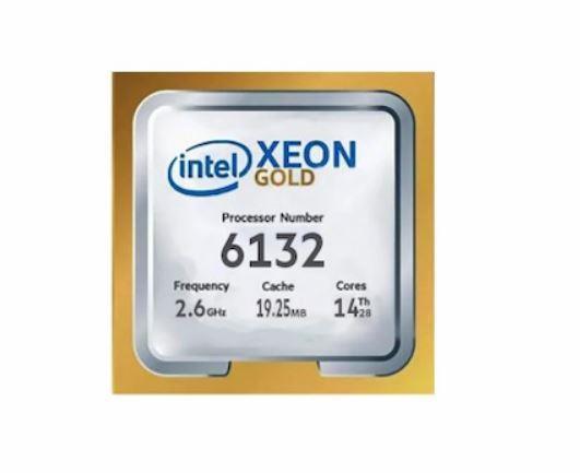 826870-L21 HPE 2.60GHz 10.40GT/s UPI 19.25MB L3 Cache Intel Xeon Gold 6132 14-Core Processor Upgrade for DL380 Gen10 Server