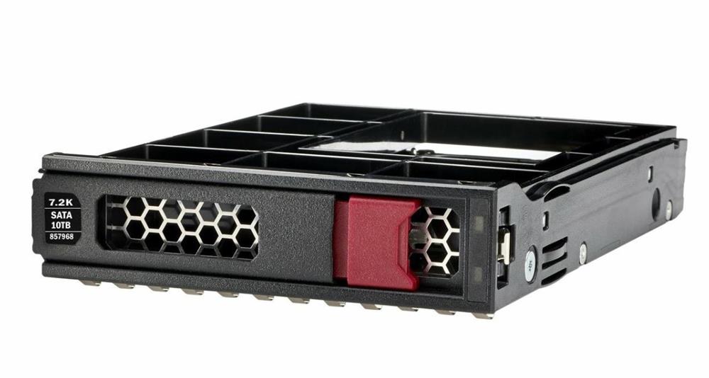 857648R-B21#0D1 HPE 10TB 7200RPM SATA 6Gbps 3.5-inch Internal Hard Drive with Smart Carrier