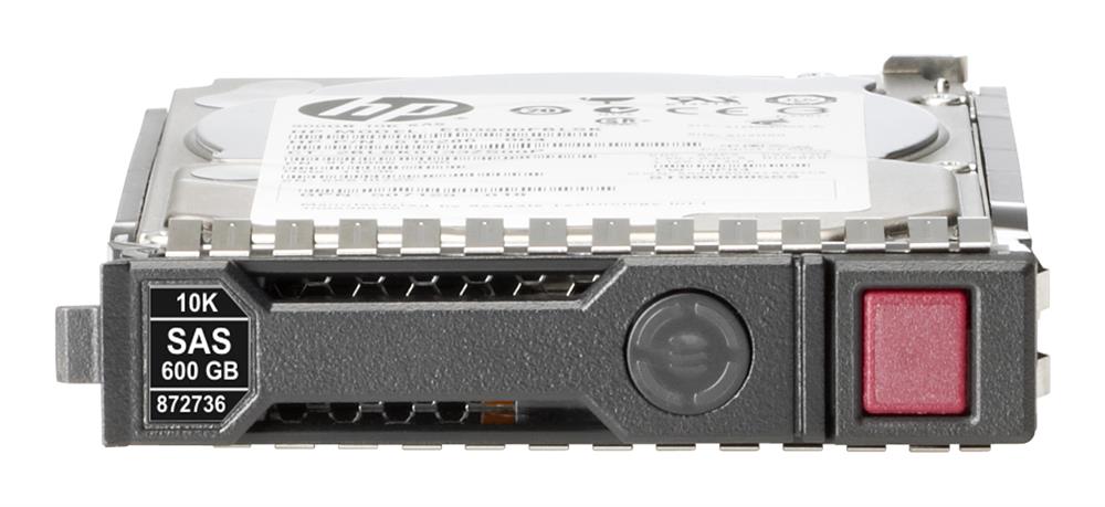 872736-001 HP 600GB 10000RPM SAS 12Gbps 2.5-inch Internal Hard Drive with Smart Carrier for G8 and G9 Server Systems