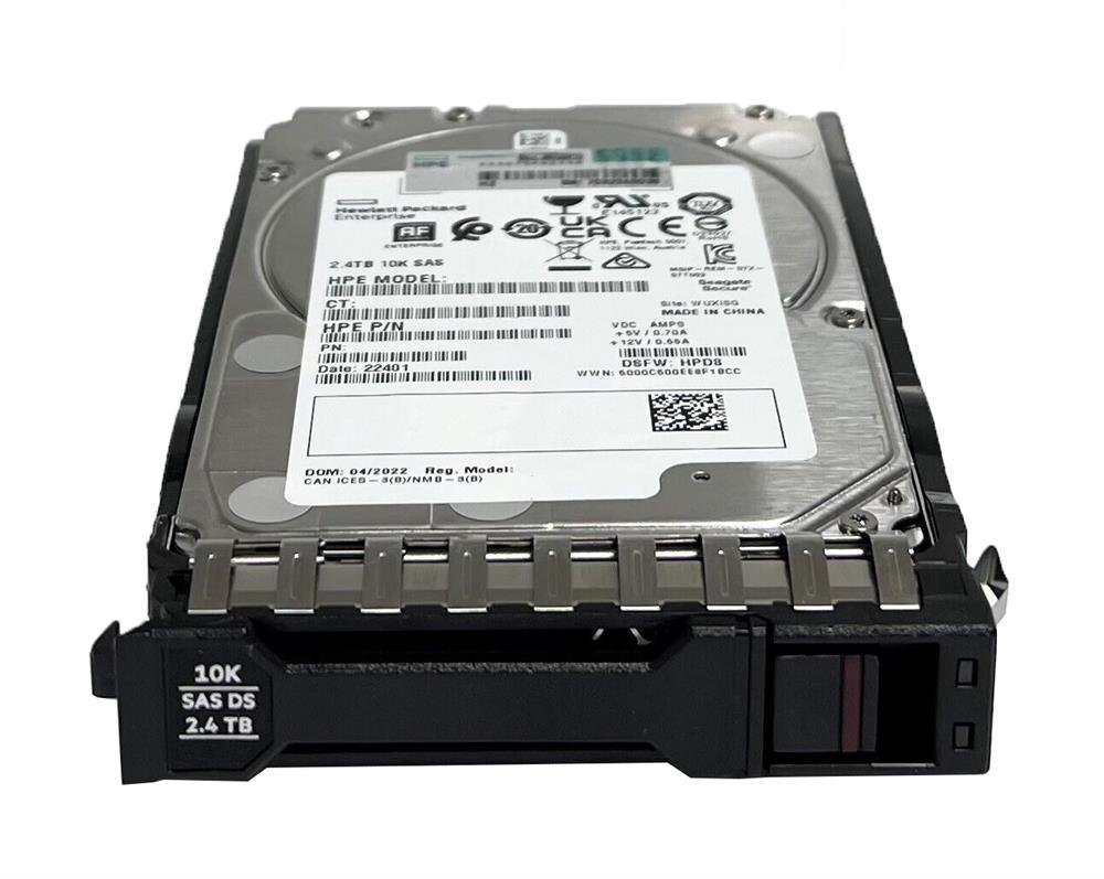 881507-001 HPE 2.4TB 10000RPM SAS 12Gbps Dual Port Hot Swap (512e) 2.5-inch Internal Hard Drive with Smart Carrier