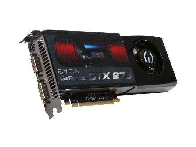 896-P3-1171-ER EVGA nVidia GeForce GTX 275 Superclocked Edition 896MB 448-Bit DDR3 PCI Express 2.0 Video Graphics Card