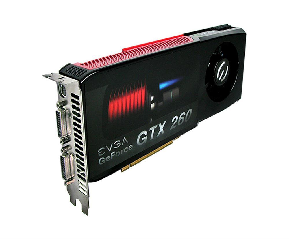 896-P3-1257-BR EVGA nVidia GeForce GTX 260 Core 216 Superclocked 896MB DDR3 PCI Express Dual DVI Video Graphics Card