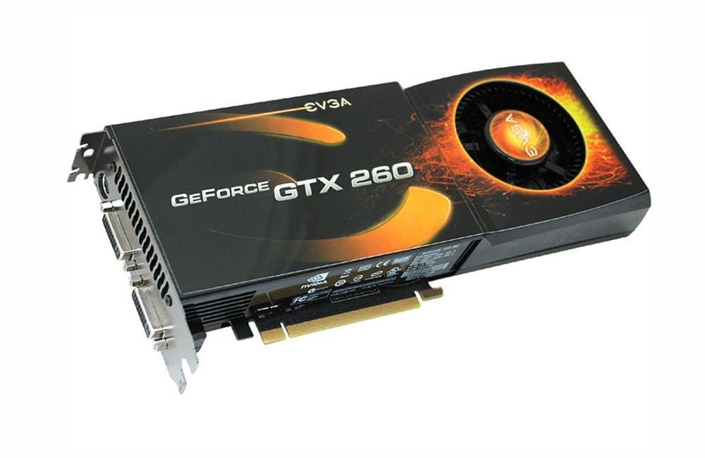 896-P3-1260-TX EVGA Nvidia GeForce GTX 260 896MB GDDR3 448-Bit PCI-Express 2.0 Video Graphics Card