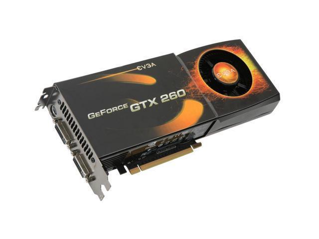 896-P3-1262-AR EVGA GeForce GTX 260 Superclocked 896MB 448-Bit GDDR3 PCI Express 2.0 x16 HDCP Ready/ SLI Supported Video Graphics Card