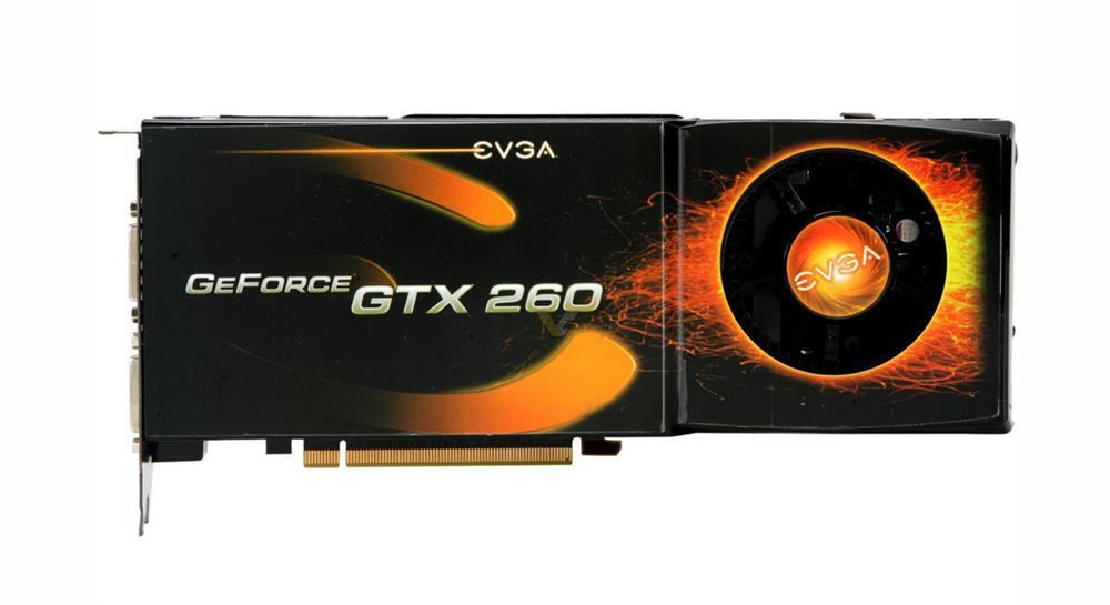 896-P3-1264-E1 EVGA GeForce GTX 260 SSC Edition 896MB 448-Bit GDDR3 PCI Express 2.0 x16 HDCP Ready/ SLI Supported Video Graphics Card