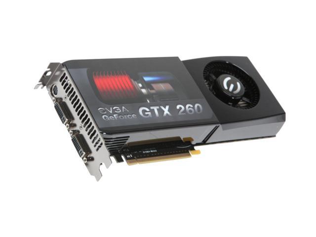 896P31257TR EVGA Nvidia GeForce GTX 260 896MB GDDR3 448-Bit HDCP Ready/ SLI Supported PCI-Express 2.0 x16 Video Graphics Card