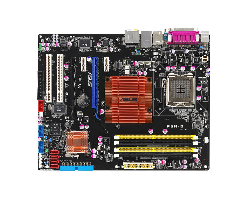 90-MIB3B0-G0AAY00Z ASUS P5N-D Socket LGA 775 Nvidia nForce 750i SLI Chipset Intel Core 2 Quad/ Core 2 Extreme/ Core 2 Duo/ Pentium Extreme/ Pentium D/ Pentium 4 Processors Support DDR2 4x DIMM 4x SATA 3.0Gb/s ATX Motherboard (Refurbished)