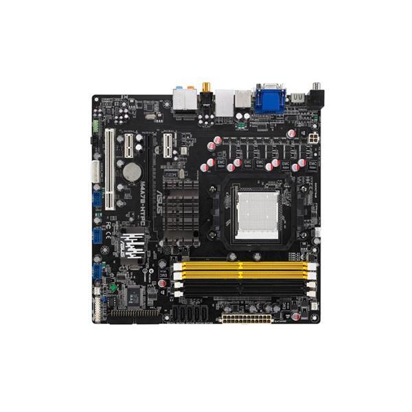 90-MIB7T2-G0AAY00Z ASUS M4A78-HTPC/RC Socket AM3 AMD 760G + SB700 Chipset AMD Phenom II/ AMD Athlon II / Phenom / Athlon/ AMD Sempron Processors Support DDR2 4x DIMM 5x SATA 3.0Gb/s Micro-ATX Motherboard (Refurbished)