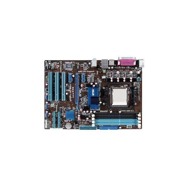 90-MIBCA0-G0EAY0GZ ASUS Socket AM3 AMD 770 + SB710 Chipset AMD Phenom II/ AMD Athlon II/ AMD Sempron Processors Support DDR3 4x DIMM 6x SATA 3.0Gb/s ATX Motherboard (Refurbished)