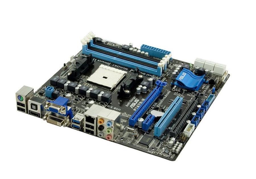 90-MIBGK0-G0EAY00Z ASUS Socket FM1 AMD A75 Chipset AMD A-Series/ AMD E2-Series Processors Support DDR3 4x DIMM 6x SATA 6.0Gb/s Micro-ATX Motherboard (Refurbished)
