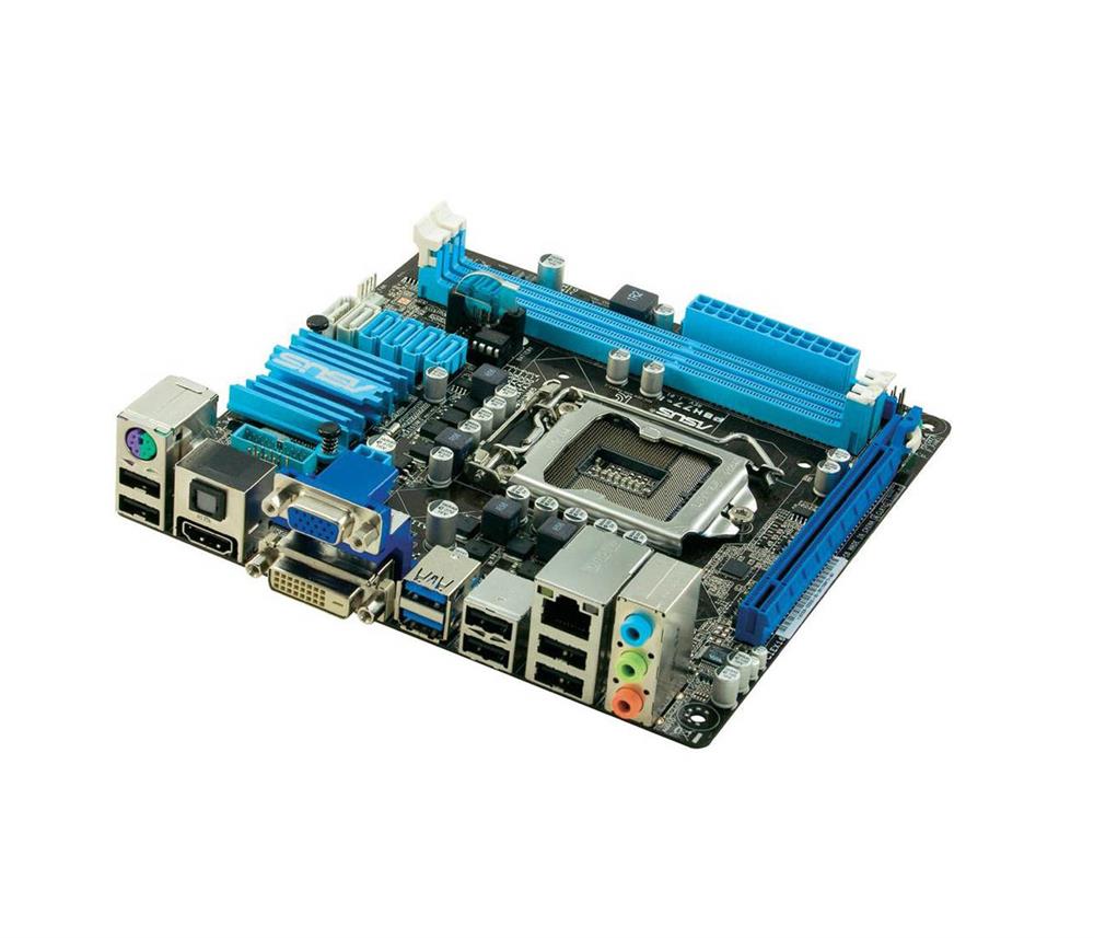 90-MIBI90-G0EAY0DZ ASUS P8H77-I Socket LGA 1155 Intel H77 Chipset 3rd/2nd Generation Core i7 / i5 / i3 / Pentium / Celeron Processors Support DDR3 2x DIMM 2x SATA 6.0Gb/s Mini ITX Motherboard (Refurbished)