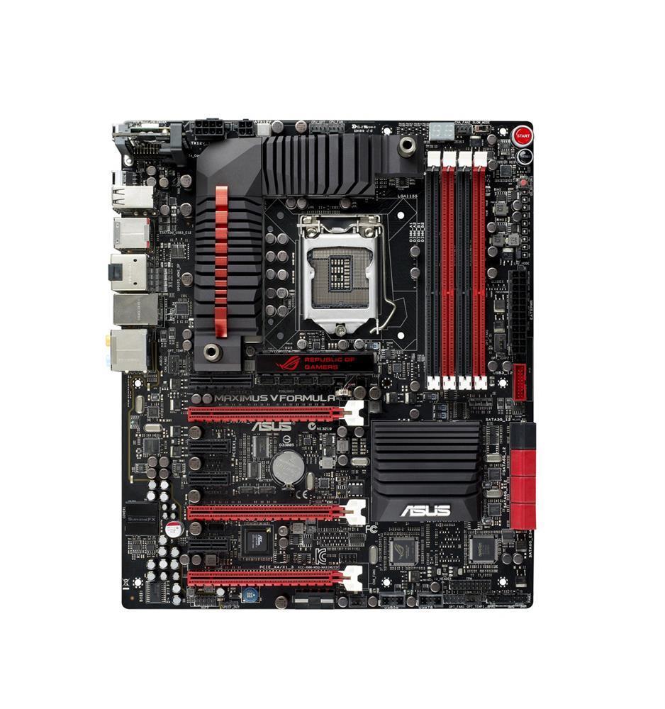 90-MIBII2-G0AAY0VZ ASUS MAXIMUS V FORMULA/ASSASSINS C3 Socket LGA 1155 Intel Z77 Chipset Core i7 / i5 / i3 / Pentium / Celeron Processors Support DDR3 4x DIMM 2x SATA 3.0Gb/s Extended-ATX Motherboard (Refurbished)