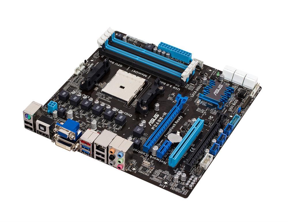 90-MIBJN0-G0EAY0GZ ASUS Socket FM2 AMD A85X Chipset AMD Athlon/ A-Series Processors Support DDR3 4x DIMM 7x SATA 6.0Gb/s Micro-ATX Motherboard (Refurbished)