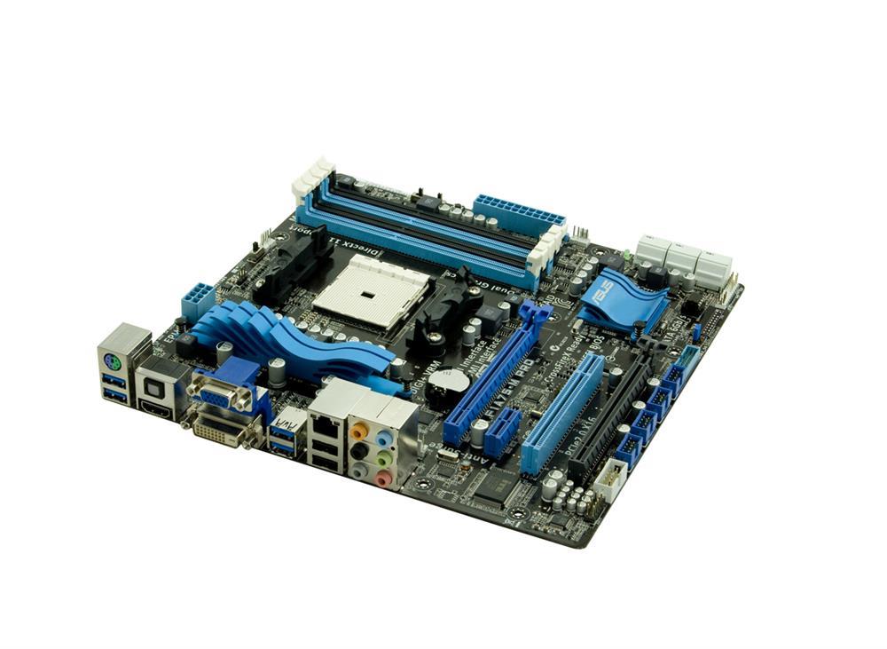 90-MIBJV0-G0EAY0MZ ASUS Socket FM1 AMD A75 Chipset AMD A-Series/ AMD E2-Series Processors Support DDR3 4x DIMM 6x SATA 6.0Gb/s Micro-ATX Motherboard (Refurbished)