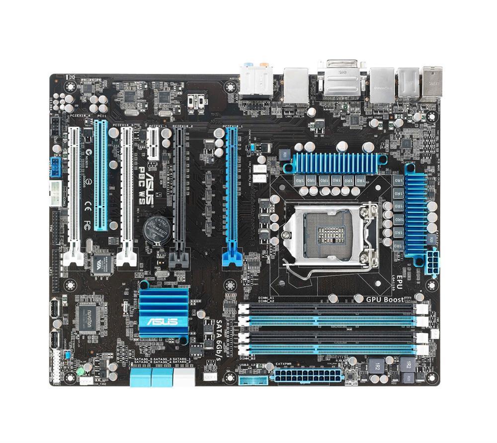 90-MSVE30-G0AAY0YZ ASUS P8C WS WorkstATIon Motherboard Intel C216 Chipset Socket H2 LGA-1155 (Refurbished)
