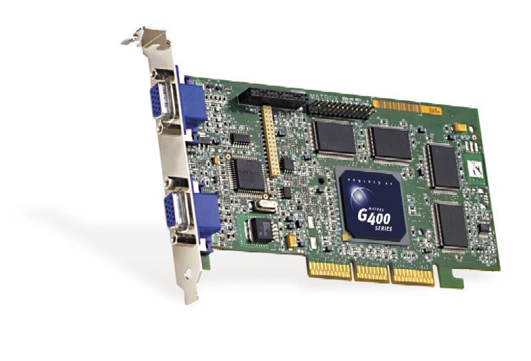 906-04 Matrox Millennium G400 Max 32MB S-VGA Dual Monitor Video Graphics Card