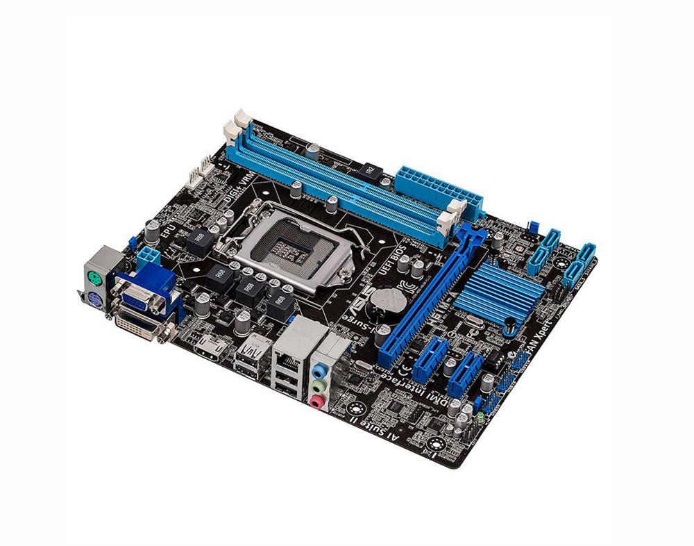 90MB0FB0M0EAY0 ASUS H61M-A Socket LGA 1155 Intel H61 Chipset 3rd/2nd Generation Core i7 / i5 / i3 / Pentium / Celeron Processors Support DDR3 2x DIMM 4x SATA 3.0Gb/s uATX Motherboard (Refurbished)