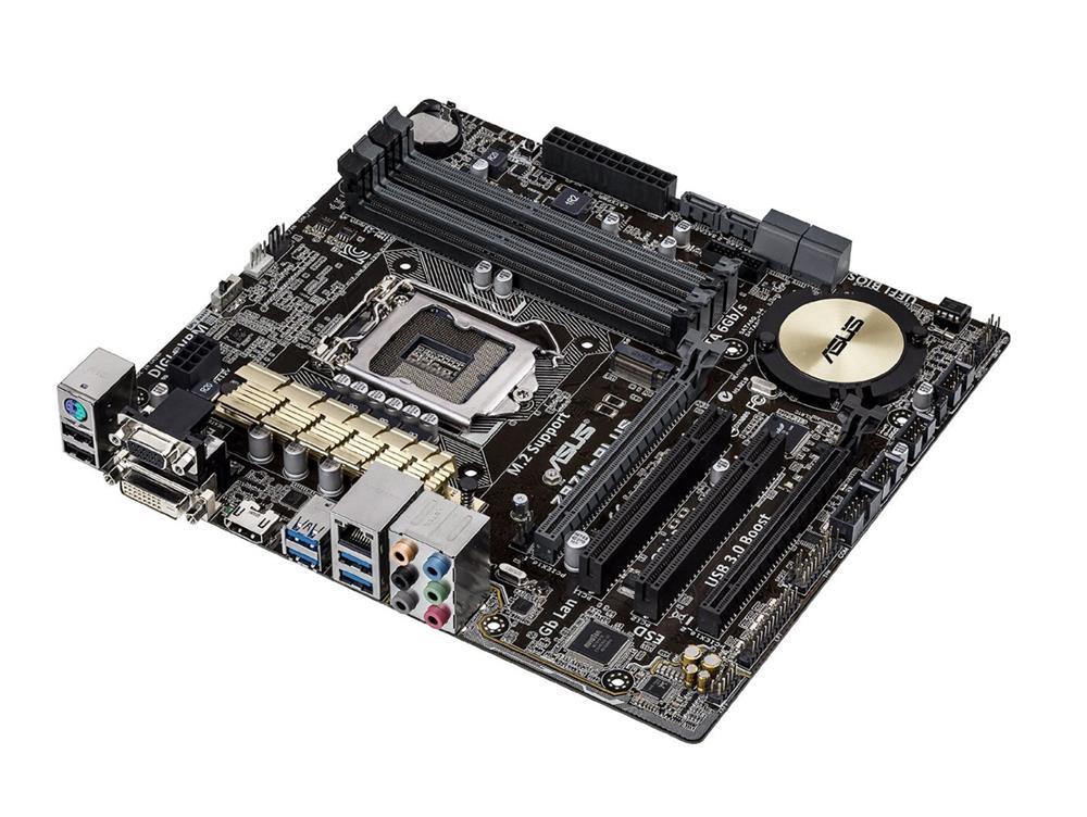 90MB0IH0-M0EAY5 ASUS Z97M-PLUS Socket LGA 1150 Intel Z97 Chipset 5th/New 4th/4th Generation Core i7 / i5 / i3 /Pentium / Celeron Processors Support DDR3 4x DIMM 6x SATA 6.0Gb/s mATX Motherboard (Refurbished)