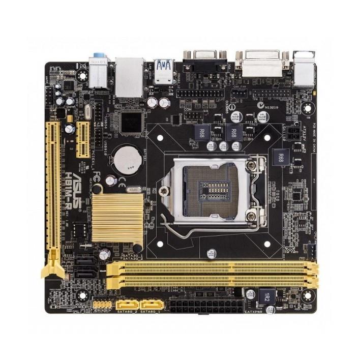 90MB0JY0-M0ECY2 ASUS H81M-R Socket LGA 1150 Intel H81 Chipset Micro-ATX Motherboard (Refurbished)