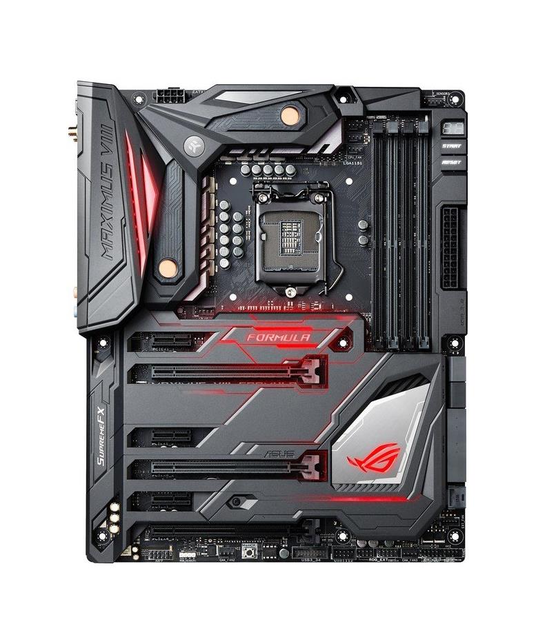 90MB0MV0-M0EAY0 ASUS ROG MAXIMUS VIII FORMULA Socket LGA 1151 Intel Z170 Chipset 7th/6th Generation Core i7 / i5 / i3 / Pentium / Celeron Processors Support DDR4 4x DIMM 6x SATA 6.0Gb/s ATX Motherboard (Refurbished)