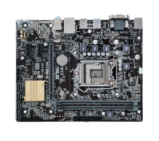 90MB0PH0-M0EAY0 Asus Socket Lga 1151 Intel H110 Chipset 7Th/6Th Generation Core I7 / I5 / I3 / Pentium / Celeron Processors Support Ddr4 2X Dimm 4X Sata 6.0Gb/S Micro-Atx Motherboard (Refurbished) 