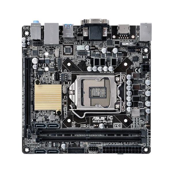 90MB0PX0-M0AAY0 ASUS H110I-PLUS/CSM Socket LGA 1151 Intel H110 Chipset 6th Generation Core i7 / i5 / i3 / Pentium / Celeron Processors Support DDR4 2x DIMM 4x SATA 6.0Gb/s Mini-ITX Motherboard (Refurbished)