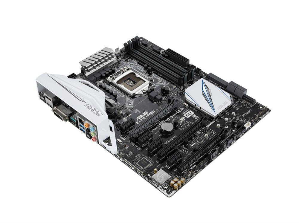90MB0S00-M0EAY0 ASUS Z170 PRO GAMING/AURA Socket LGA 1151 Intel Z170 Chipset Core i7 / i5 / i3 / Pentium / Celeron Processors Support DDR4 4x DIMM 6x SATA 6.0Gb/s ATX Motherboard (Refurbished)
