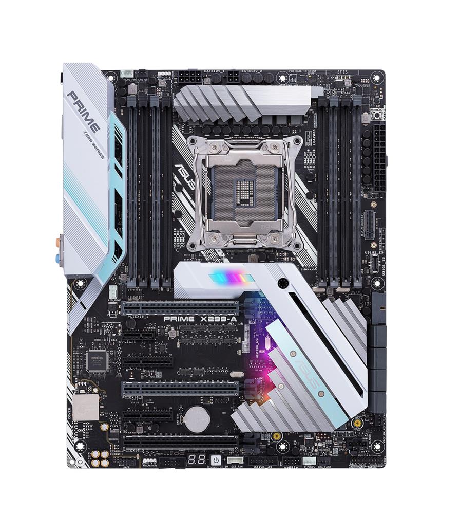 90MB0U40-M0EAY0 ASUS Socket 2066 Intel X299 Chipset Core X-Series Processors Support DDR4 8x DIMM 8x SATA 6.0Gb/s ATX Motherboard (Refurbished)