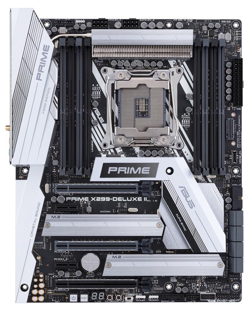 90MB0ZB0-M0EAY0 ASUS PRIME X299-DELUXE II Socket 2066 Intel X299 Chipset Core X-Series Processors Support DDR4 8x DIMM 8x SATA 6.0Gb/s ATX Motherboard (Refurbished)