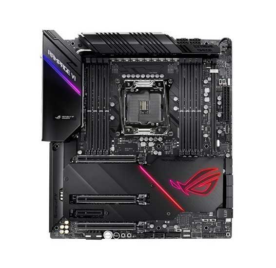 90MB0ZJ0-M0EAY0 ASUS ROG RAMPAGE VI EXTREME OMEGA Socket 2066 Intel X299 Chipset Core X-Series Processors Support DDR4 8x DIMM 6x SATA 6.0Gb/s Extended-ATX Motherboard (Refurbished)