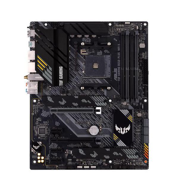 90MB19U0-M0EAY0 ASUS TUF GAMING B550-PLUS WIFI II Socket AM4 AMD B550 Chipset AMD Ryzen 5000/5000 G-Series Processors Support DDR4 4x DIMM 6x SATA 6.0Gb/s ATX Motherboard (Refurbished)