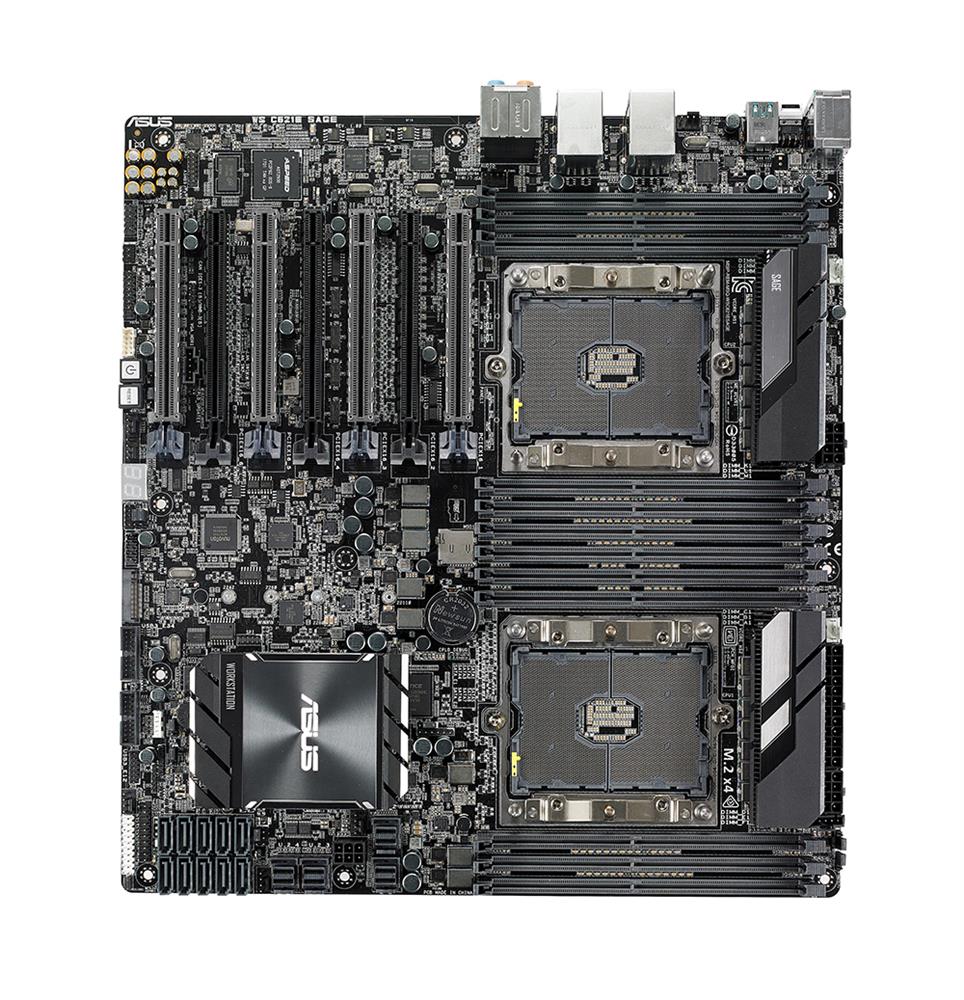 90SW0021-M0AAY0 Asus WS C621E SAGE Workstation Motherboard Intel Chipset Socket P LGA-3647 (Refurbished)