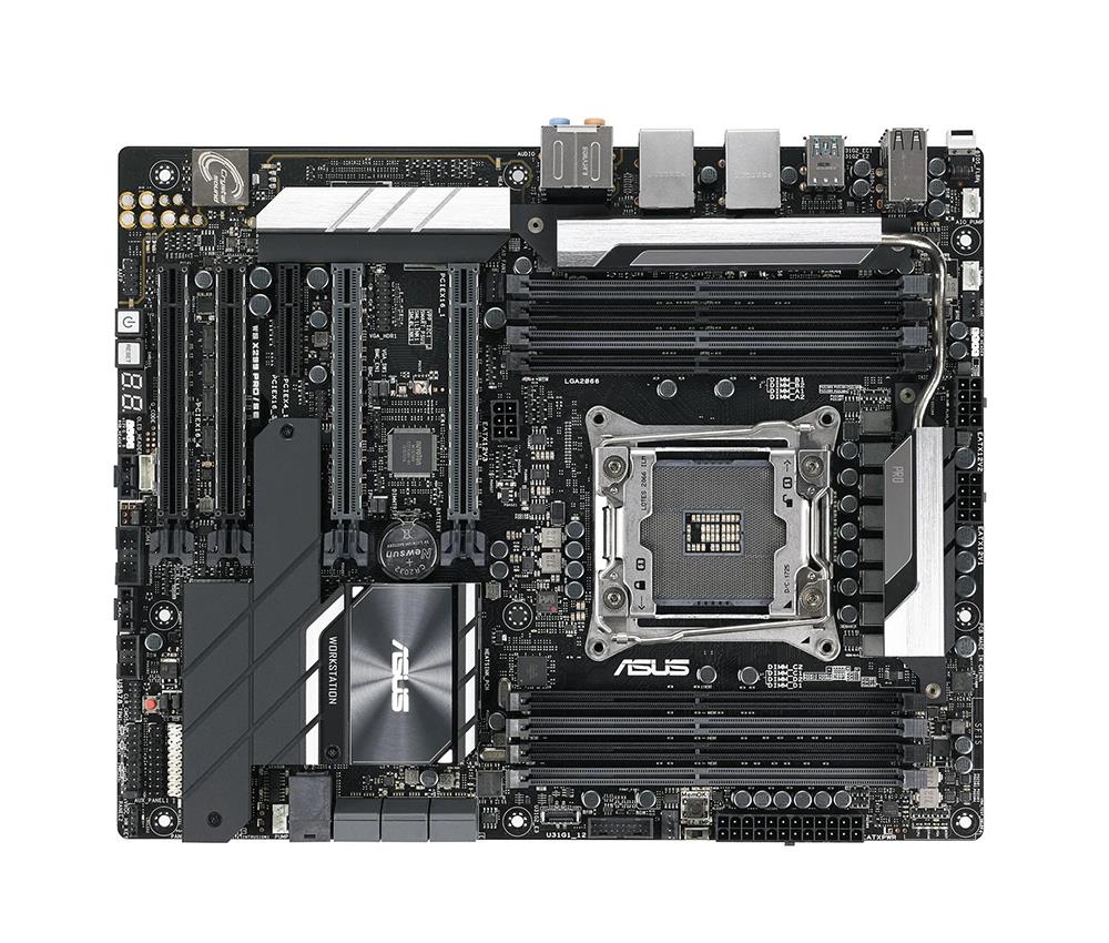 90SW00A0-M0EAY0 ASUS WS X299 PRO/SE Socket LGA 2066 Intel X299 Chipset Core X-Series Processors Support DDR4 8x DIMM 6x SATA 6.0Gb/s ATX Motherboard (Refurbished)
