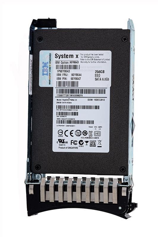 90Y8645 IBM 256GB MLC SATA 6Gbps Hot Swap 2.5-inch Internal Solid State Drive (SSD)