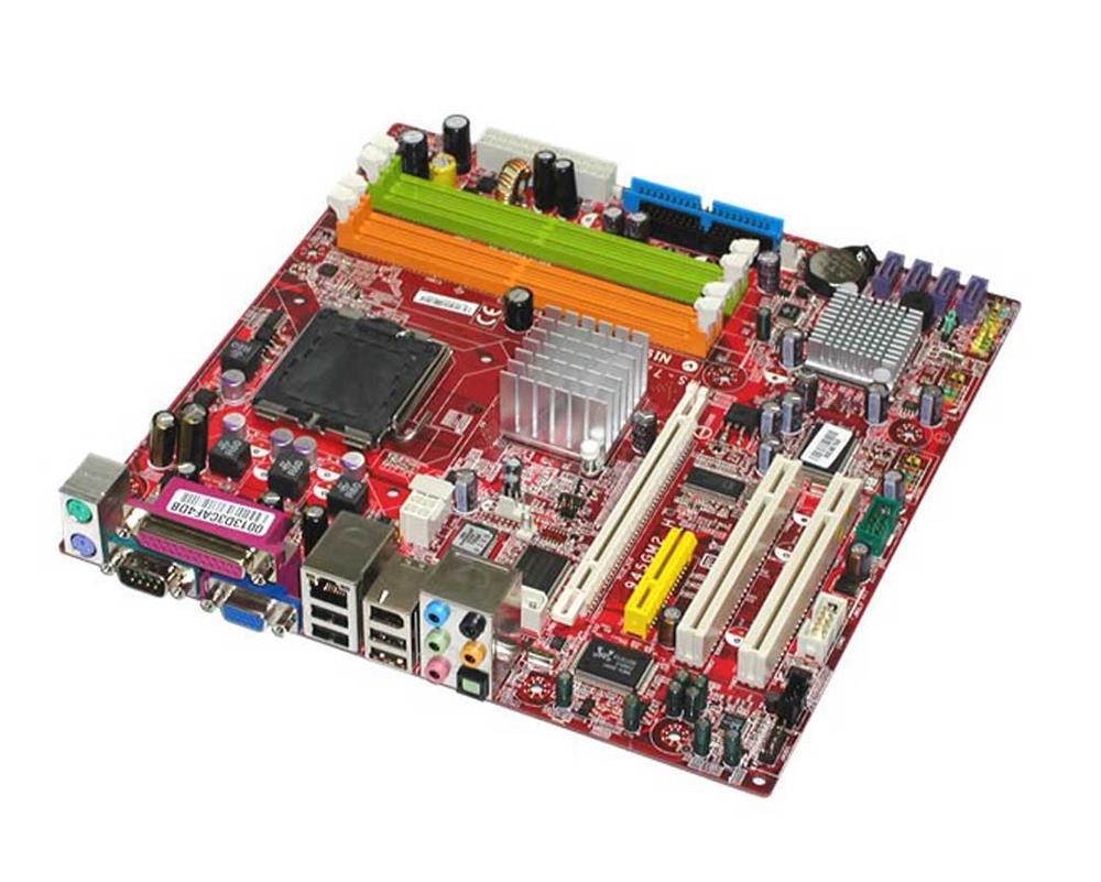 945GM2-F MSI Socket LGA 775 Intel 945G + ICH7 Chipset Intel Pentium 4 HT/ Pentium D/ Pentium EE/ Celeron D Processors Support DDR2 4x DIMM 4x SATA 3.0Gb/s Micro-ATX Motherboard (Refurbished)