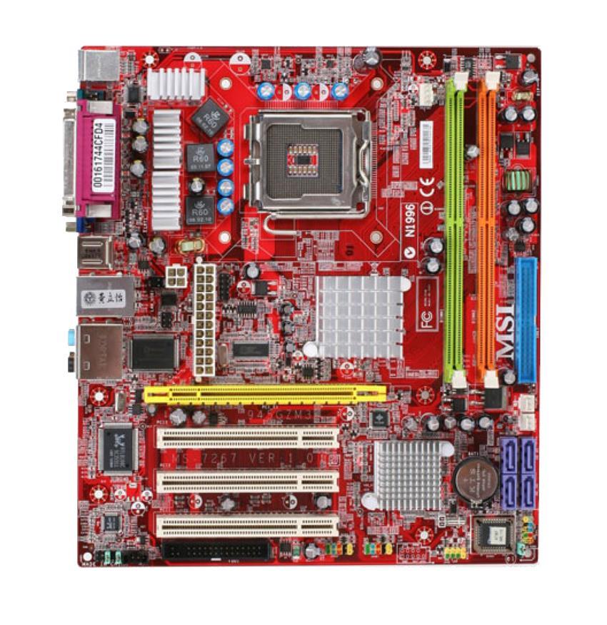 945GZM3-L MSI Socket LGA 775 Intel 945GZ + ICH7 Chipset Core 2 Extreme/ Core 2 Duo/ Pentium D/ Celeron Processors Support DDR2 2x DIMM 4x SATA 3.0Gb/s Micro-ATX Motherboard (Refurbished)