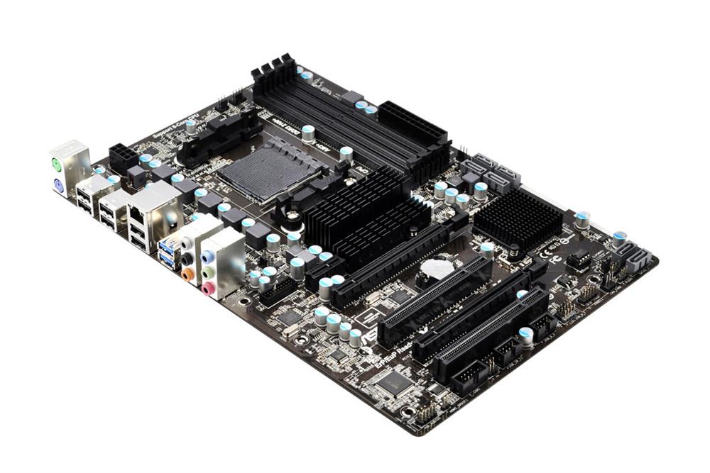 970-PRO-BO-R ASRock Socket AM3+ AMD 770 + SB710 Chipset AMD Phenom II X6/ II X4/ II X3/ II X2/ AMD Athlon II X4/ II X3/ II X2/ AMD Sempron Processors Support DDR3 4x DIMM 6x SATA3 6.0Gb/s ATX Motherboard (Refurbished)