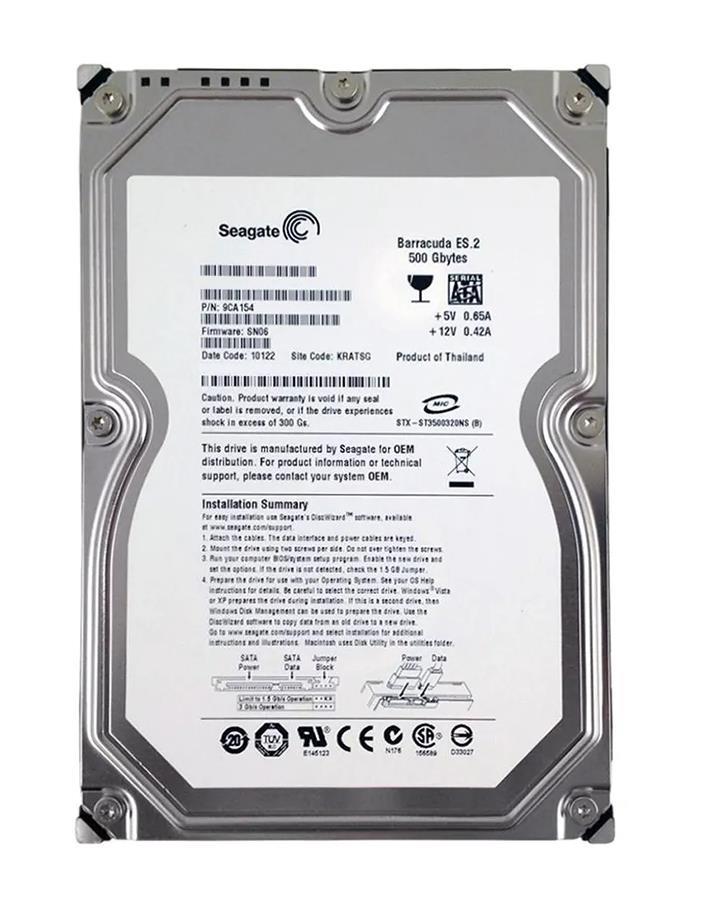 9CA152-512 Seagate Barracuda ES.2 250GB 7200RPM SATA 3Gbps 32MB Cache 3.5-inch Internal Hard Drive