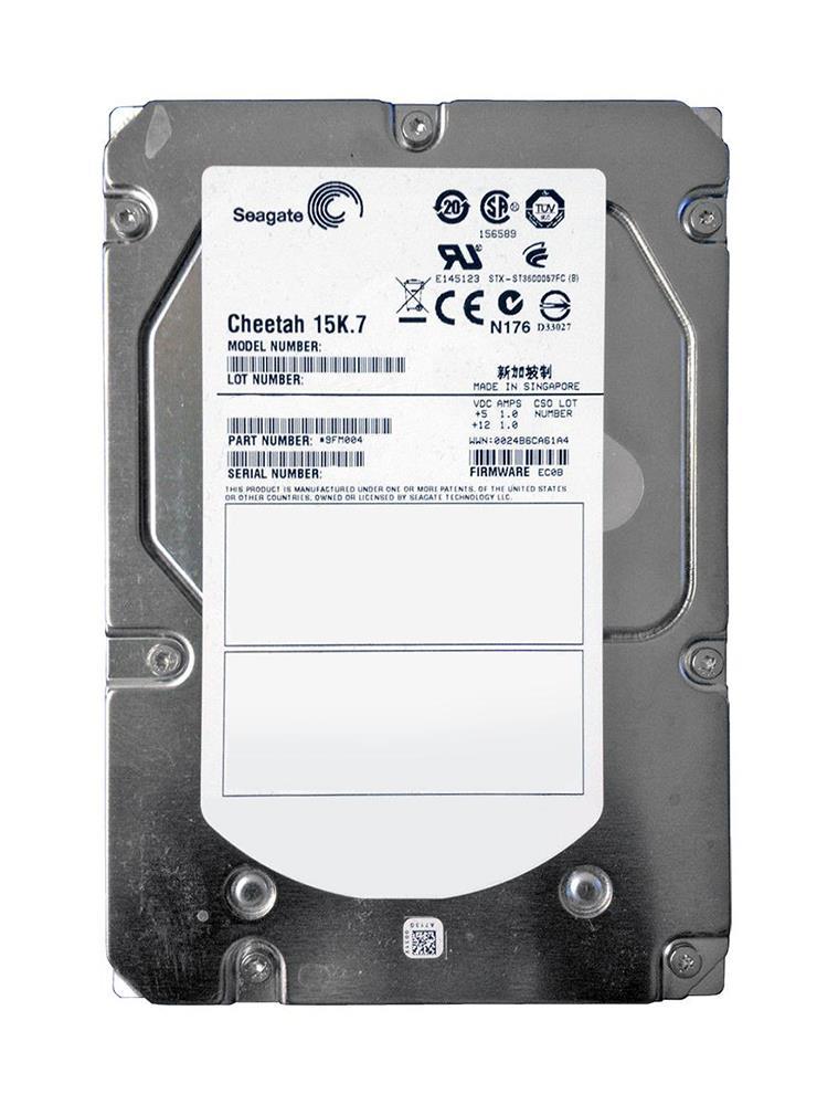 9FM004-008 Seagate Cheetah 15K.7 450GB 15000RPM Fibre Channel 4Gbps 16MB Cache 3.5-inch Internal Hard Drive