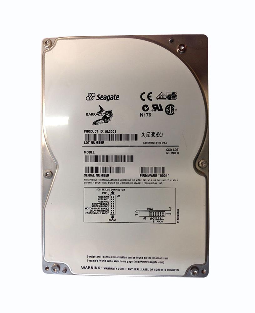 9L3001-037 Seagate Barracuda 36.4GB 7200RPM Ultra2 Wide SCSI 80-Pin 1MB Cache 3.5-inch Internal Hard Drive