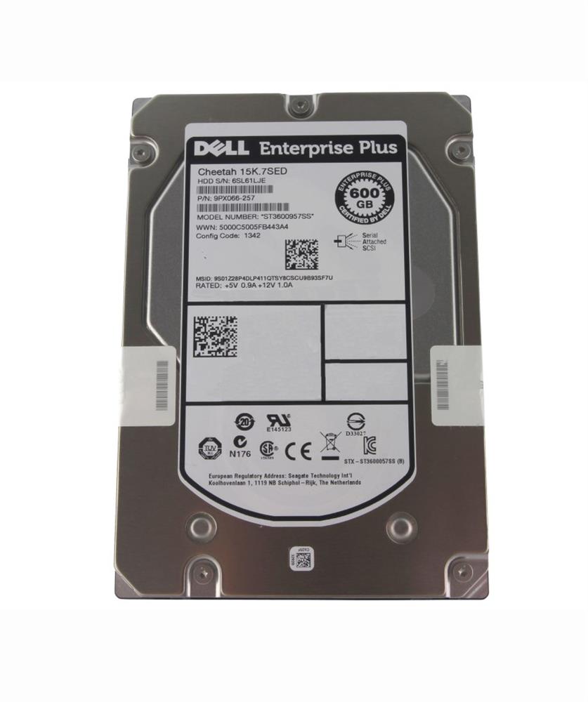 9PX066-257 Seagate Cheetah 15K.7 600GB 15000RPM SAS 6Gbps 16MB Cache 3.5-inch Internal Hard Drive