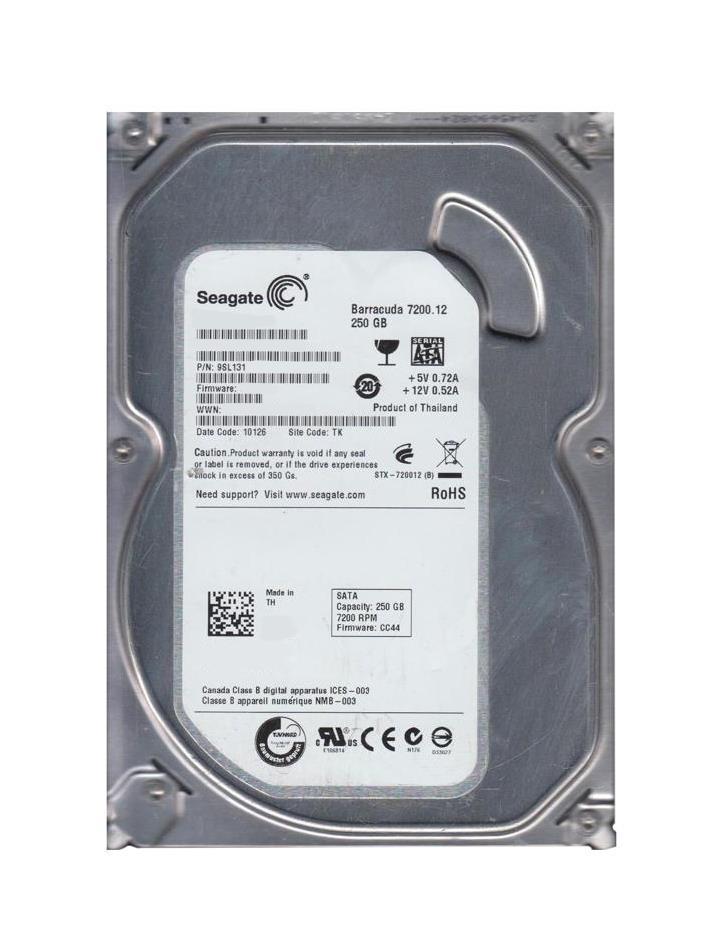 9SL131-022 Seagate Barracuda 7200.12 250GB 7200RPM SATA 3Gbps 8MB Cache 3.5-inch Internal Hard Drive