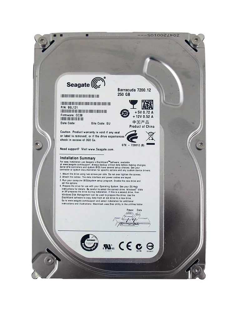 9SL131-303 Seagate Barracuda 7200.12 250GB 7200RPM SATA 3Gbps 8MB Cache 3.5-inch Internal Hard Drive
