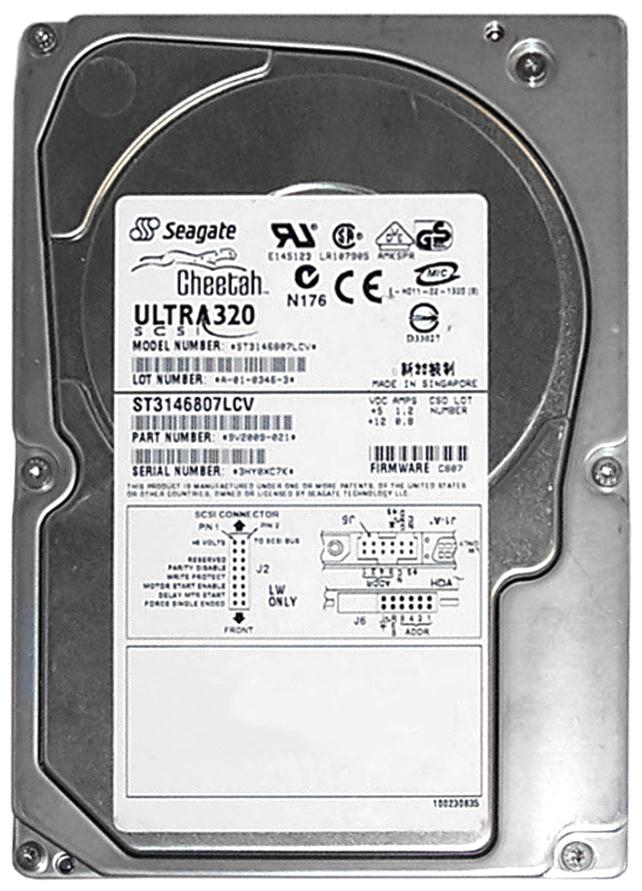 9V2009-021 Seagate Cheetah 10K.6 146.8GB 10000RPM Ultra-320 SCSI 80-Pin 16MB Cache 3.5-inch Internal Hard Drive