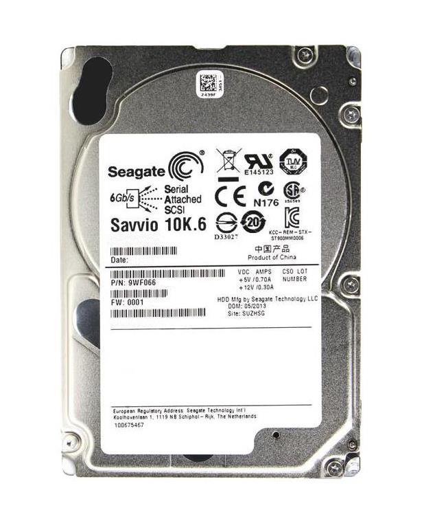 9WF066-036 Seagate Savvio 10K.6 450GB 10000RPM SAS 6Gbps 64MB Cache 2.5-inch Internal Hard Drive