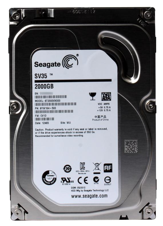 9YW164-500 Seagate SV35 2TB SATA 6.0 Gbps Hard Drive