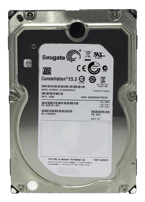 9ZM175-001 Seagate Constellation ES.3 2TB 7200RPM SATA 6Gbps 128MB Cache 3.5-inch Internal Hard Drive