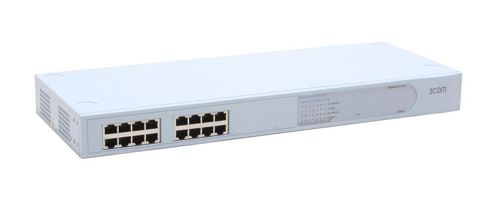 A0148922 Dell SuperStack III 16-Ports Baseline 2816 Unmanaged Gigabit Switch (Refurbished)