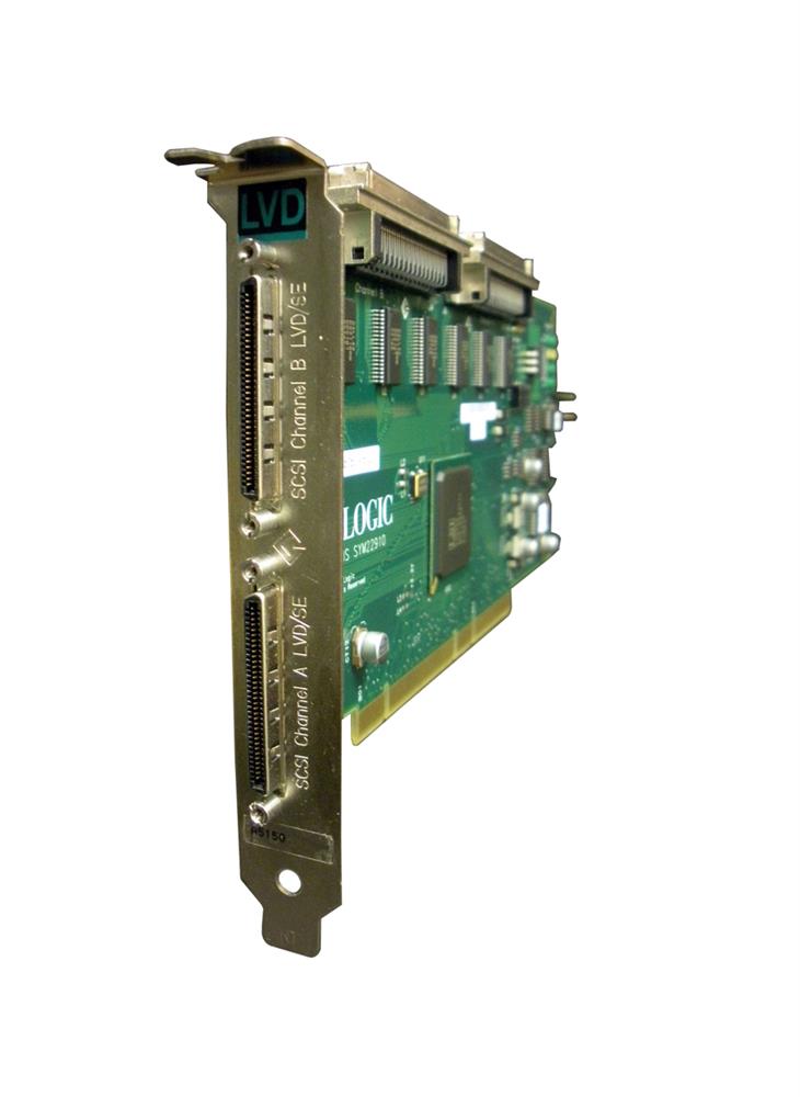A5150A HP Dual Port Ultra2 SCSI PCI Adapter Universal PCI Up to 40MBps 2 x 68-pin HD-68 Ultra2 SCSI SCSI-2 Internal, 2 x 68-pin VHDCI Ultra2 SCSI SCSI-2 External